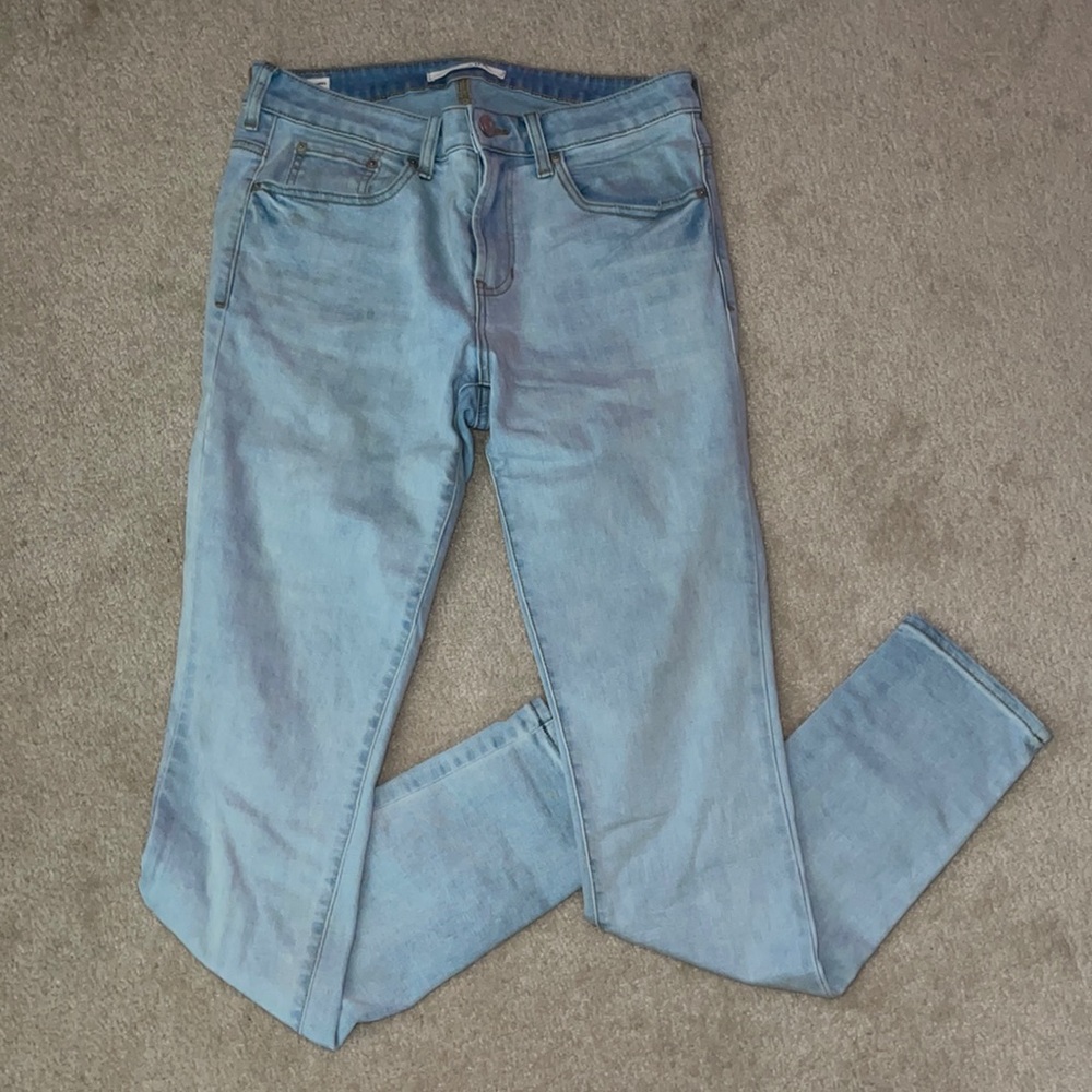 PacSun Mens light wash Stacked Skinny Jeans 30x32